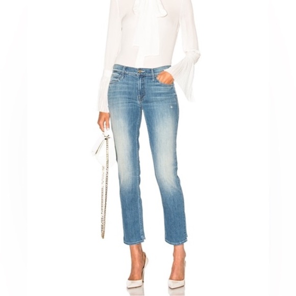Mother The Rascal Slit Step Jeans in Shakewell - Size 27